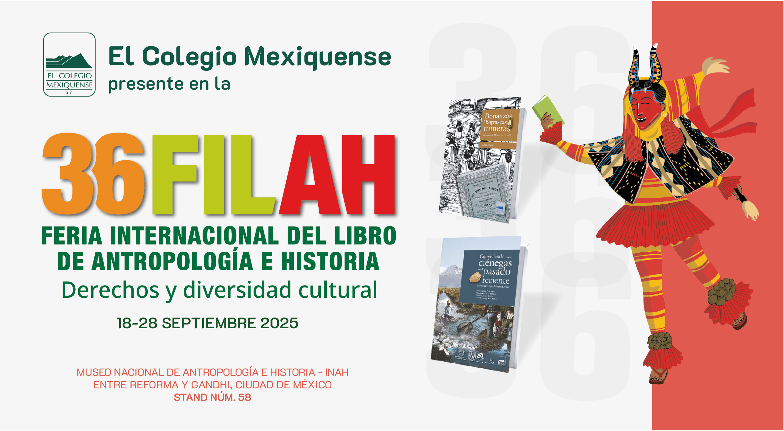 Participación en la Feria Internacional del Libro de Antropología e Historia